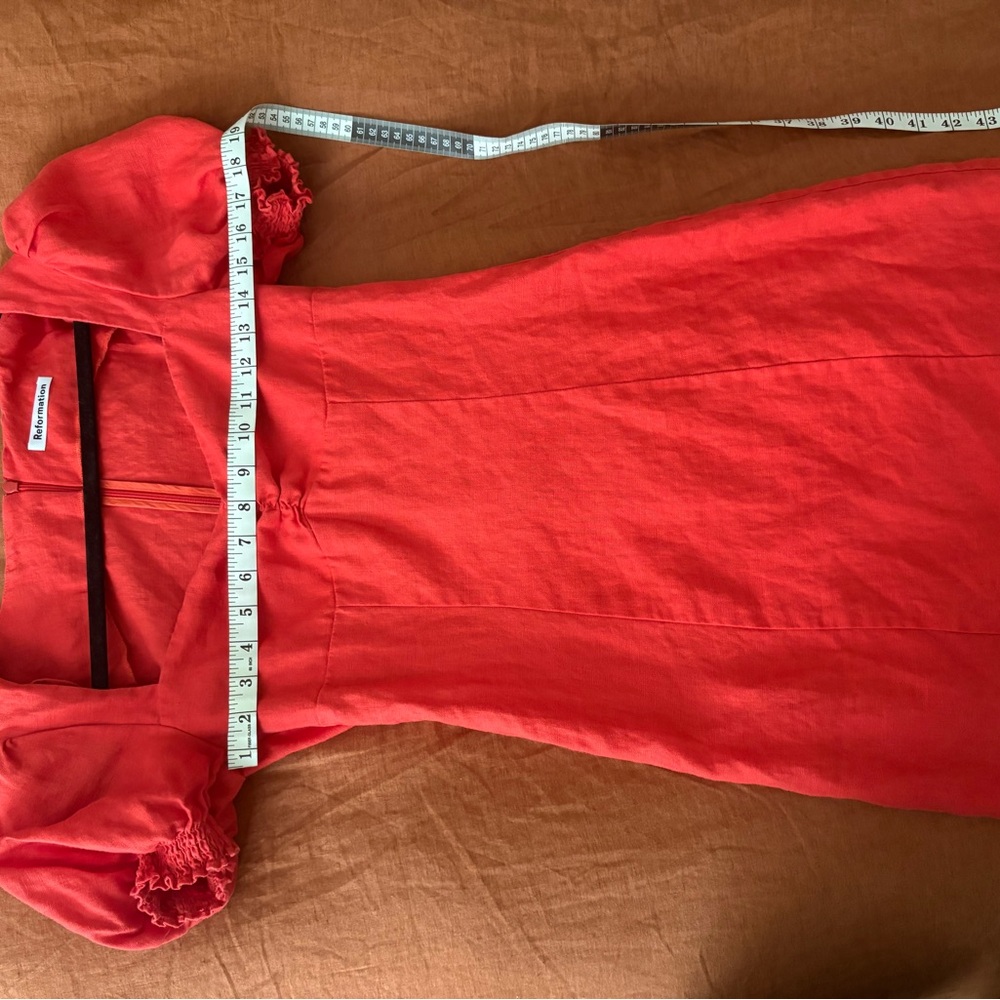 Reformation Red Mini Dress - Picture 8 of 13